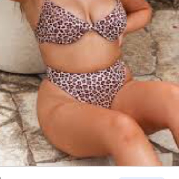 Kotomi cheetah print Rochelle bottoms tamson top - Picture 2 of 8